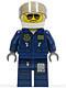 LEGO Minifigure-Forest Police - Helicopter Pilot-Town / City / Police-CTY383-Creative Brick Builders